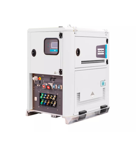 Magazyn energii Atlas Copco, 230V, 15 kVA, 58 kWh