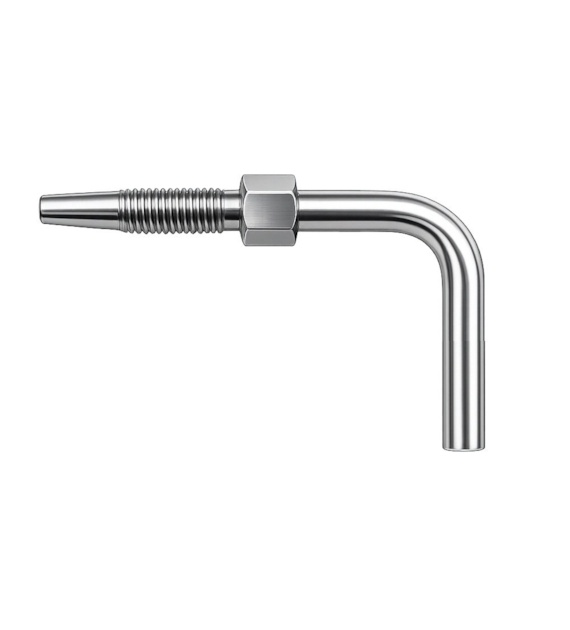 Końcowka DN06, 90°, R-6mm L=45mm, stal 316