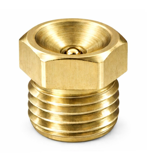 Smarowniczka lejkowa M10x1 DIN 3405, mosiądz