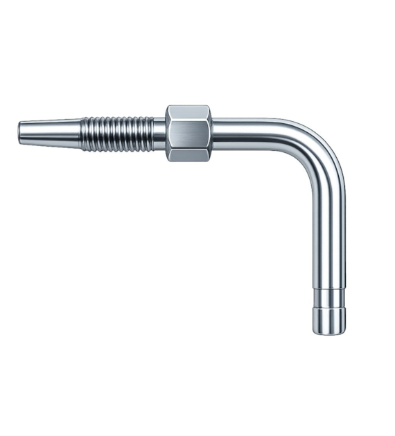 Końcowka DN04 z rowkiem 90°, R-6mm L=37mm