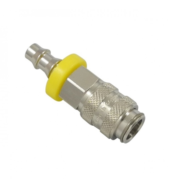 Szybkozłączka gniazdo, 6 mm, seria 21, stal 303