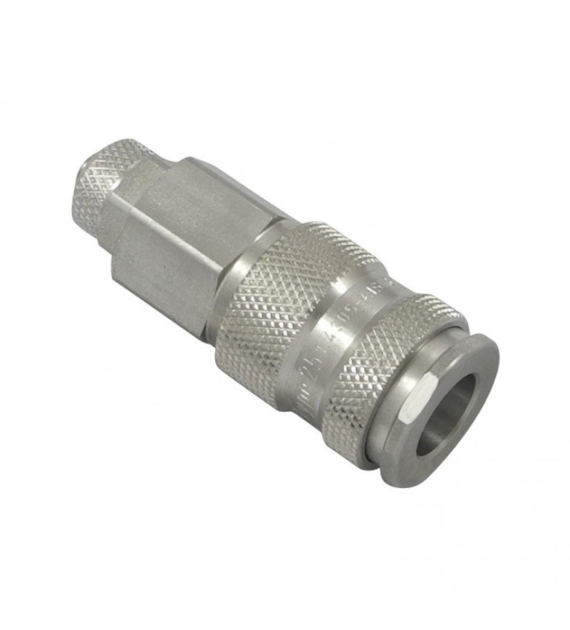 Szybkozłączka gniazdo, 12x9 mm, seria 25, stal 303