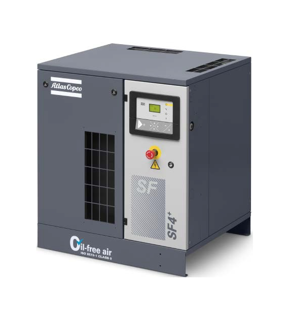 Sprężarka spiralna Atlas Copco, 3,7 kW, 8 bar