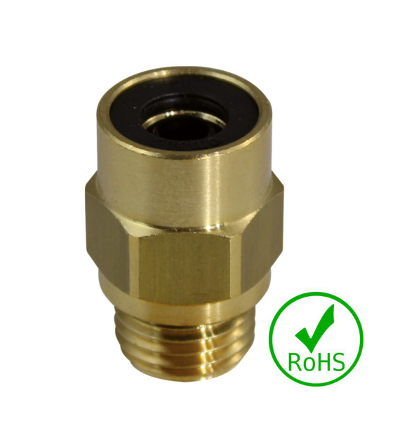 Złączka prosta 6/4 - GZ M16x1,5, mosiądz, 16 bar