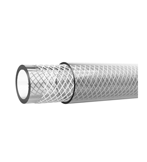 Wąż zbrojony PVC, 16x24 mm, 10 bar, T=60°C, 50 mb