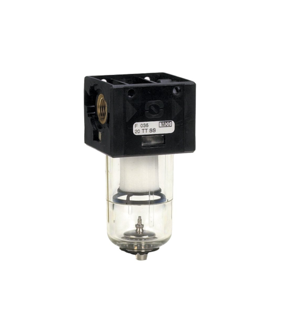 Filtr Aircomp 1/8 BSP; 5 µm, ręczny spust