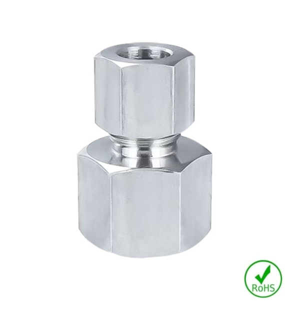 Złączka prosta 10 - GW 1/4 BSP, stal 316L