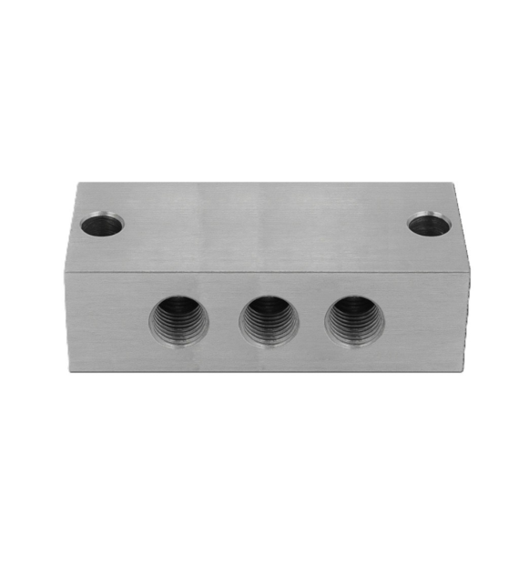 Blok smarowniczy 2x3 przyłącza 1/8 BSP