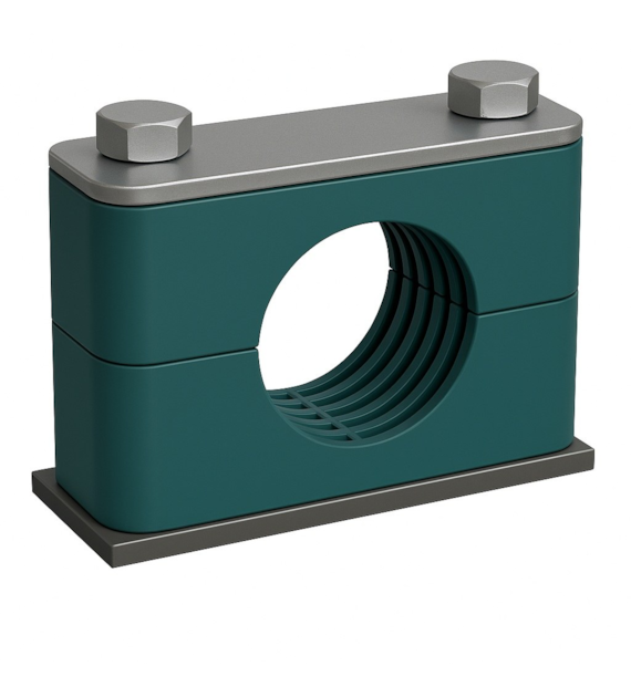 Uchwyt na rurę 33,7 - seria lekka, PP - stal 37-2