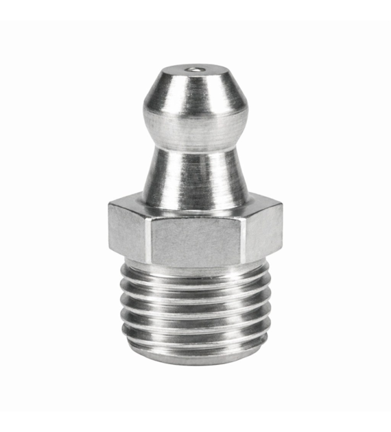 Smarowniczka prosta 1/4 BSPT DIN 71412 A, stal A1