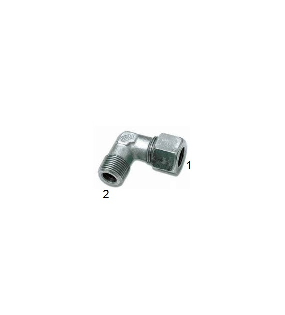 Przyłączka kątowa WE08LLM10X1 stal 316l