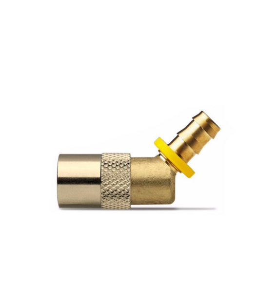 Szybkozłączka INT-95, 45° PUSH-LOK, DN10 z zaw.