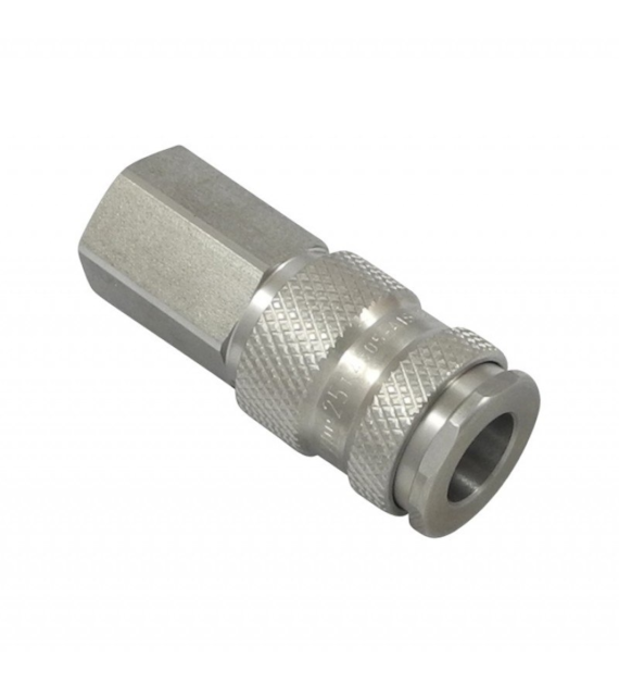 Szybkozłączka gniazdo, GW-1/4, seria 25, stal 303