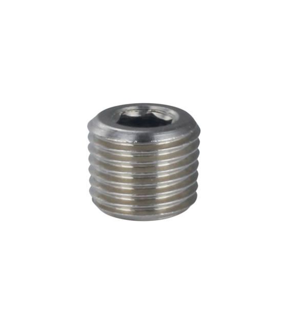 Korek imbusowy, mat. mosiądz niklowany, 1/8  BSPT