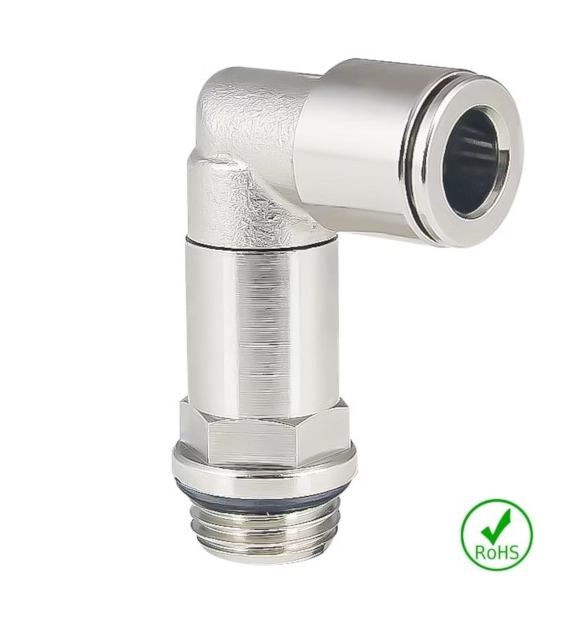 Złączka kątowa 90°, 06 - GW 1/4 BSP, mosiądz