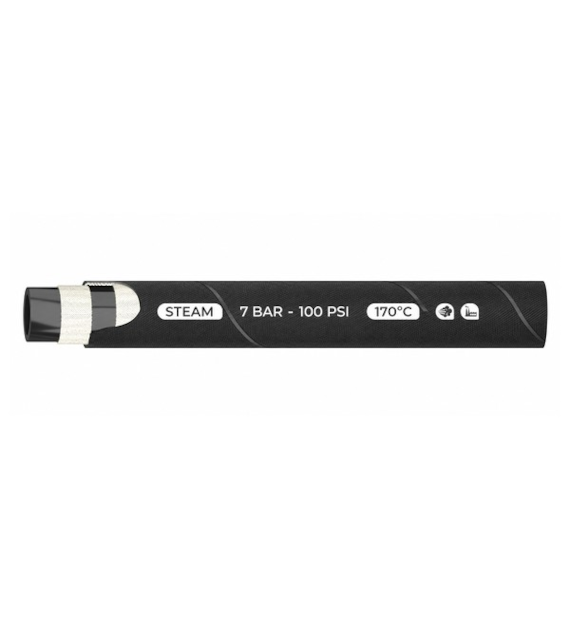 Wąż STEAM, DN25, 7bar, T=170°C, rolka 20mb