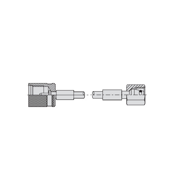 Przewód pomiarowy, M16x2 - DKOL 08L, L=500 mm