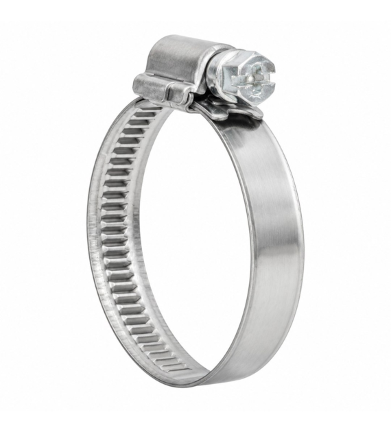 Opaska ślimakowa 25–40 mm, szerokość 12 mm, stal nierdzewna