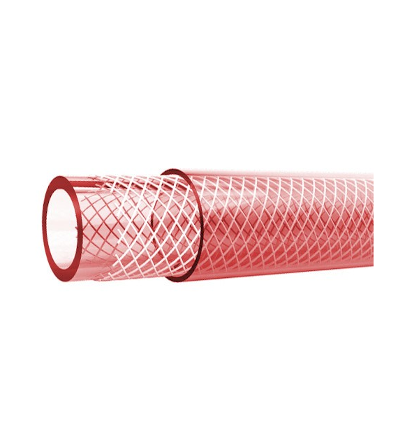 Wąż zbrojony PVC, DN13, 15 bar, T=60°C, 30mb RED