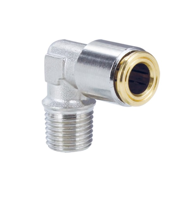 Złączka kątowa, 04 - GZ 1/4-28 UNF, 80 bar