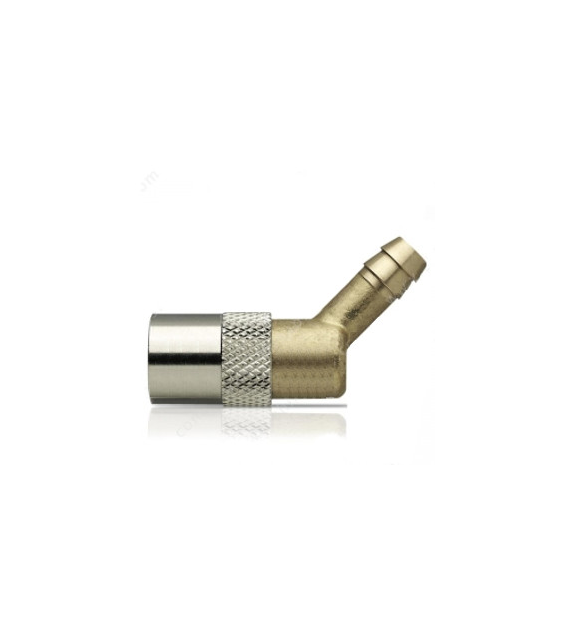 Szybkozłączka INTER-70, 45° z zaworem, DN09