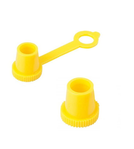 Zaślepka smarowniczki DIN 71412, żółta