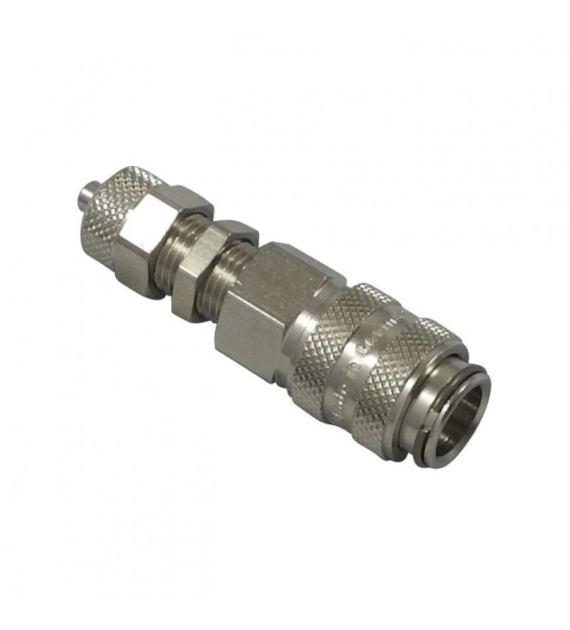 Szybkozłączka gniazdo grodziowe, 6x4 mm, seria 21