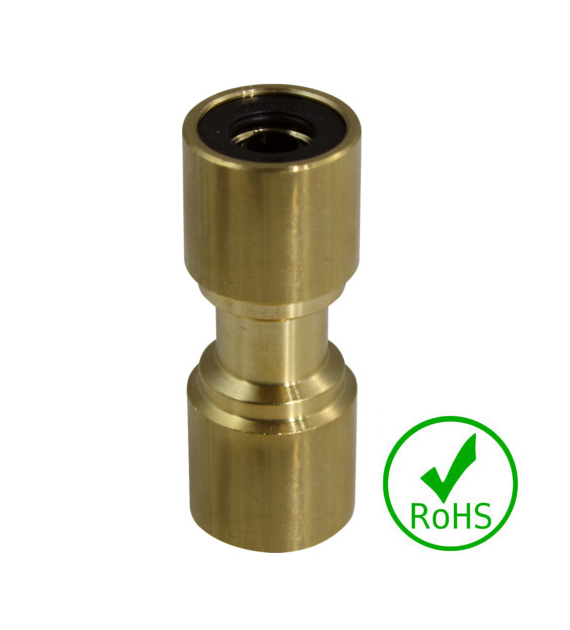 Złączka prosta 6/4, mosiądz, 16 bar