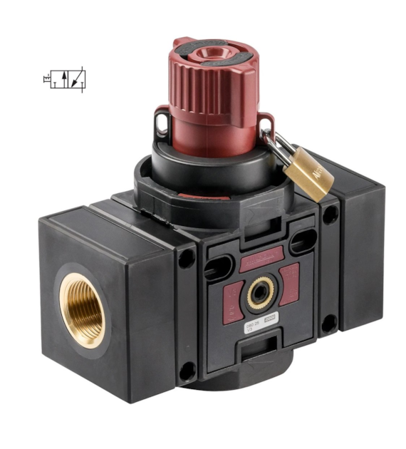 Zawór odcinający 3/2 Aircomp 3/4  BSP