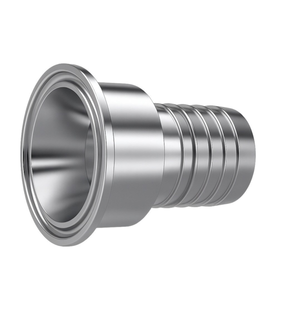 Końcówka Tri-Clamp 50,5 mm do węża DN19, stal 316L