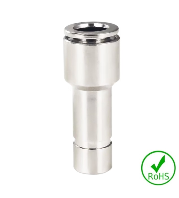 Redukcja gniazdo 08 / wtyk 10, 20 bar, mosiądz,FDA