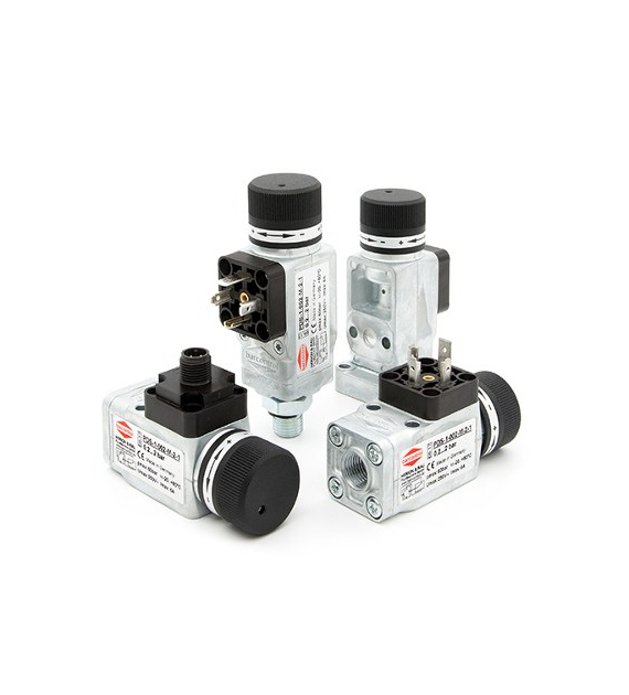 Przełącznik ciśnienia SPDT, GW 1/4 BSP, 10-80 bar