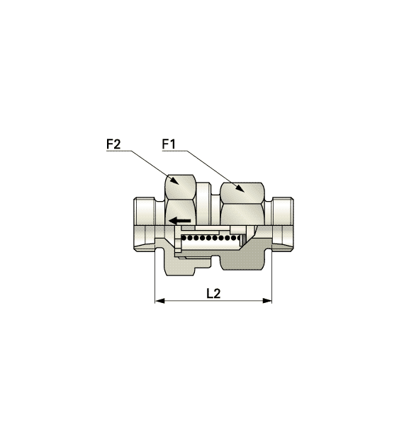 Korpus zaworu zwrotnego RHD10S