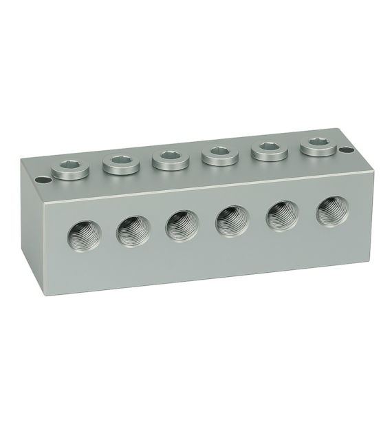 Blok smarowniczy T 3x6 przyłącza M10x1