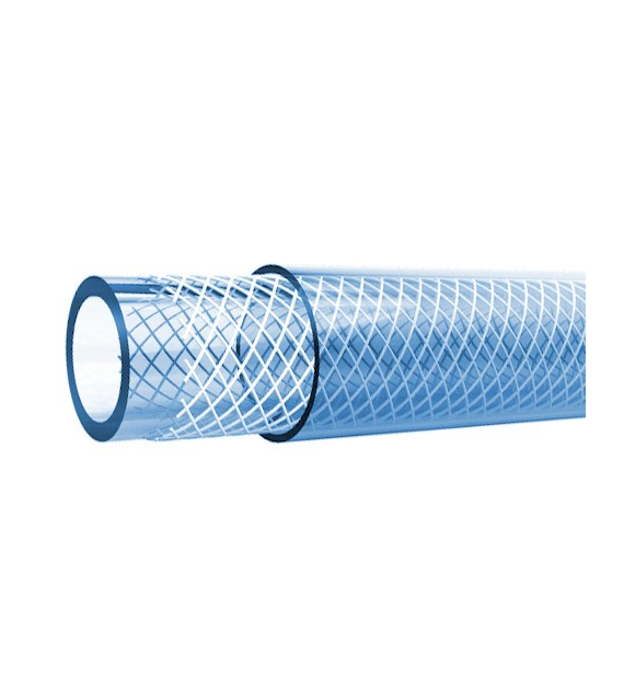 Wąż zbrojony PVC, DN13, 15 bar, T=60°C, 30mb BLUE