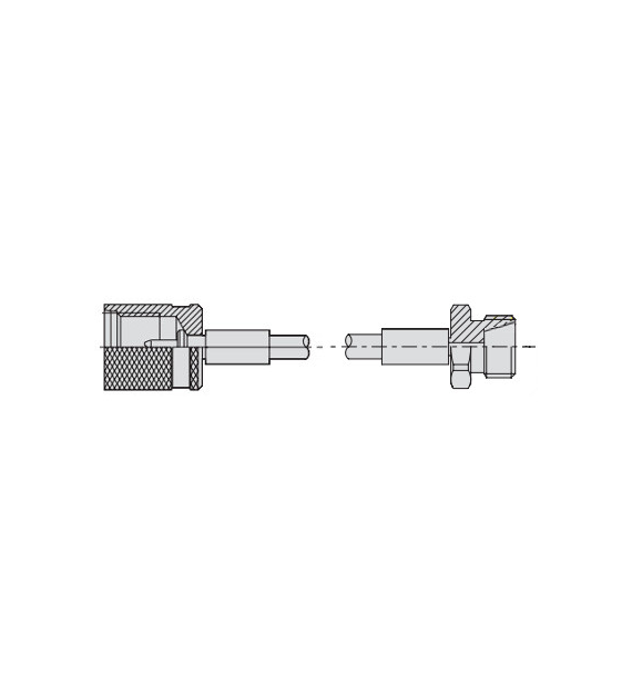 Przewód pomiarowy, M16x2 - AGR 1/4, L=4500 mm