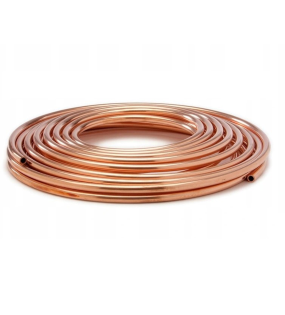 Rura miedziana miękka 8x1, krąg 50 mb