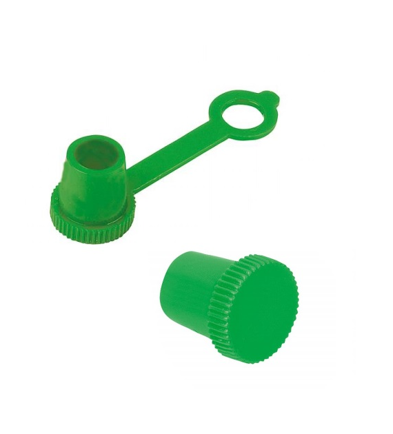 Zaślepka smarowniczki DIN 71412, zielona