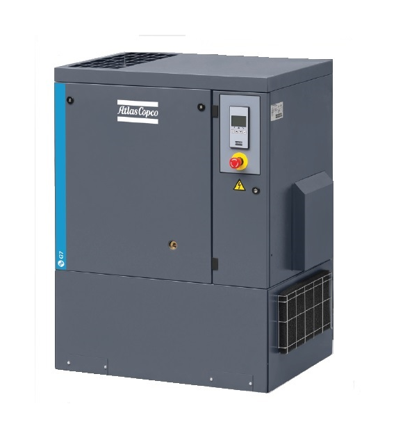 Sprężarka śrubowa Atlas Copco G, 3 kW, 10 bar