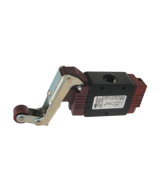 Zawór 3/2 NC Aircomp G1/4 z rolką powrót sprężyną