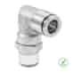 Złączka kątowa obrotowa 10 - GZ R3/8 BSPT, 20 bar