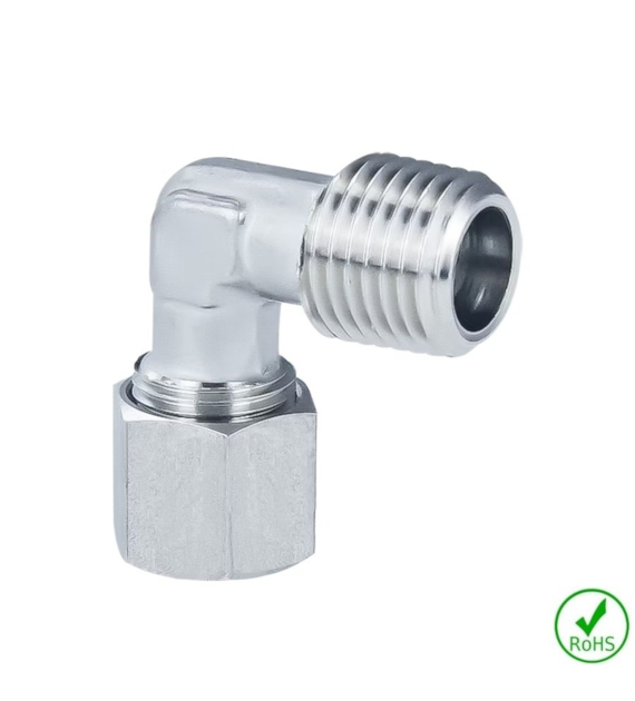 Złączka kątowa 06 - GZ 1/4 BSPT, stal 316L