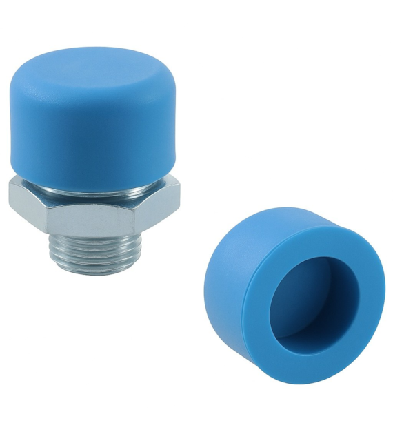 Zaślepka smarowniczki DIN 3404 M1 - 16, niebieska