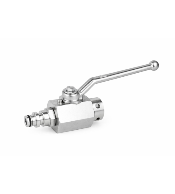 Zawór gniazdowo-wtykowy STECKO, DN25 stal nierdz.