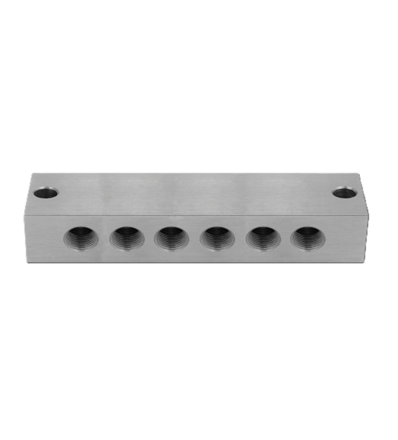 Blok smarowniczy 2x6 przyłącza1/8 BSP