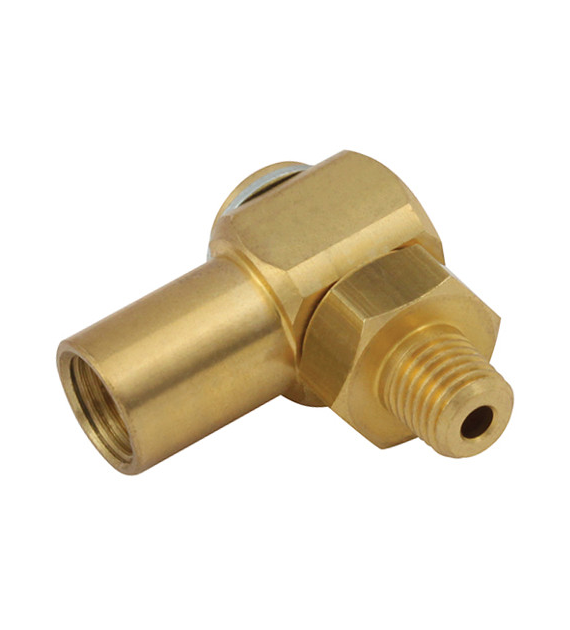 Adaptor kątowy obrotowy GZ M10X1 x GW M8X1