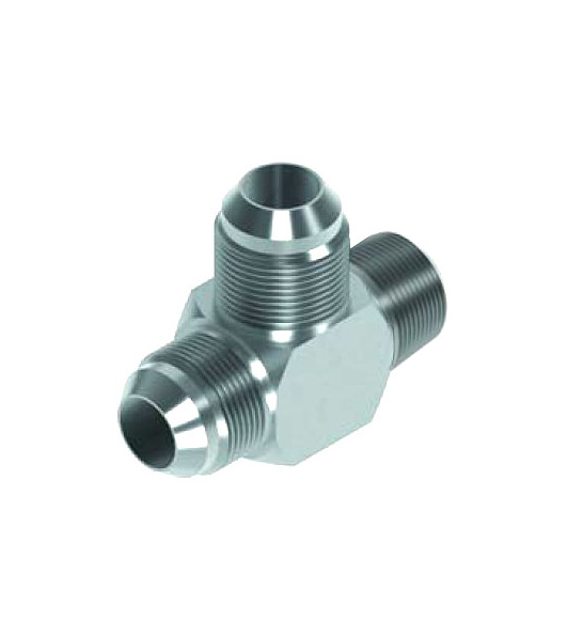 Trójnik JIC GZ 3/4-16 x GZ 1/2 NPT