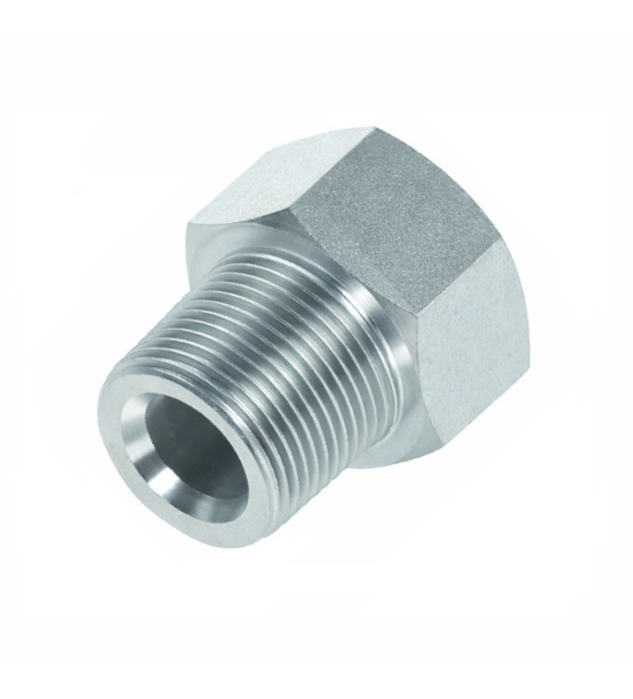 Adaptor GZ 1.1/2 NPT  x GW 1 NPT stal 1.4571