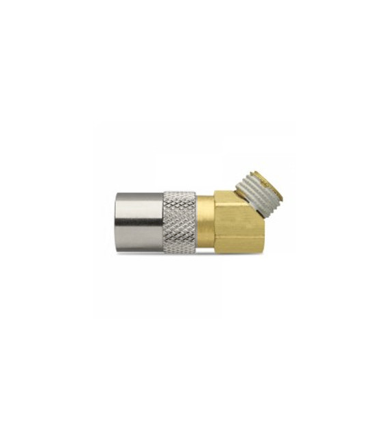 Szybkozłączka INTER-70, 45° z zaworem, GZ-1/4