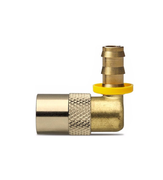 Szybkozłączka INT-70, 90° PUSH-LOK, DN10 z zaw.